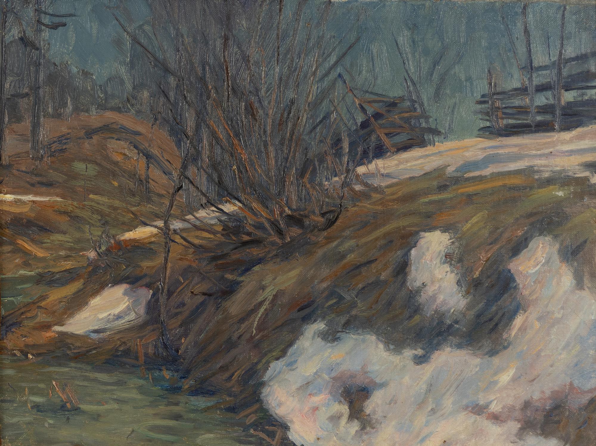 Wilhelm Behm,"Snösmältning".