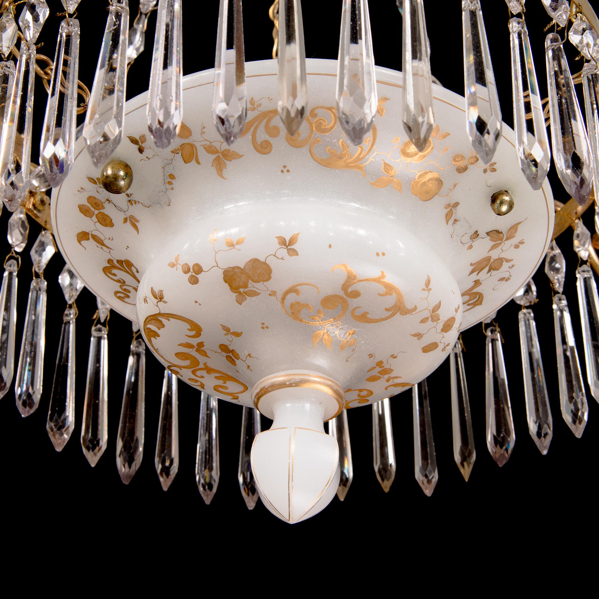 Kattoamppeli, 1800-luvun puoliväli.