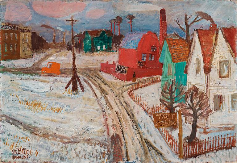 Olle Olsson-Hagalund, "Gamla bryggeriet" (The Old Brewery).