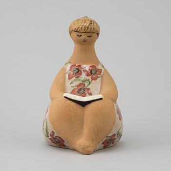 LISA LARSON, a 'Charlotta' stoneware figurine from ABC-flickorna, Gustavberg.