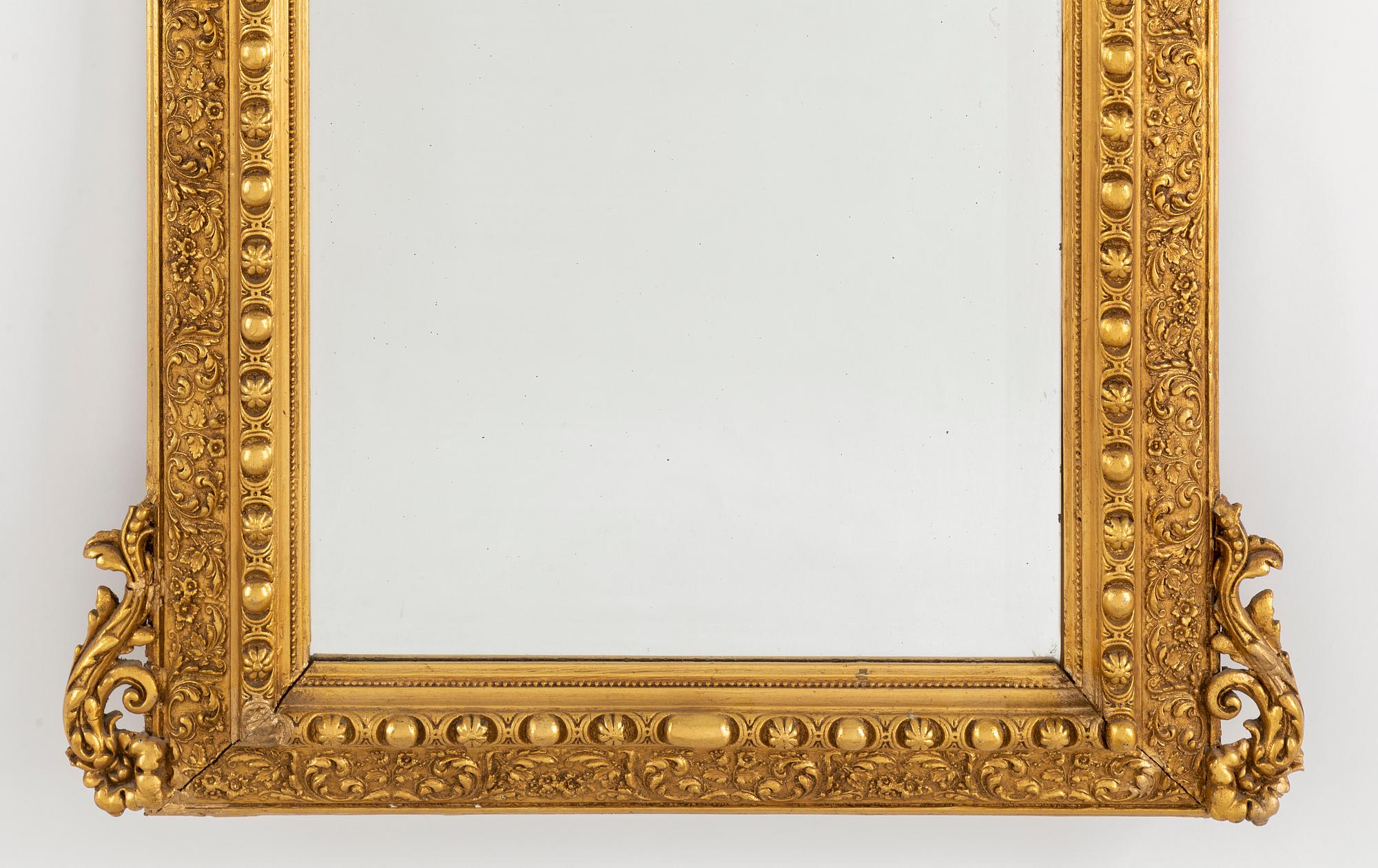 A late 19th century mirror.