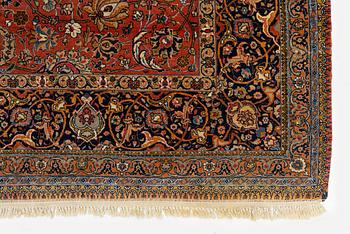 A semi-antique Tabriz carpet, Northwest Persia, c. 280 x 196 cm.