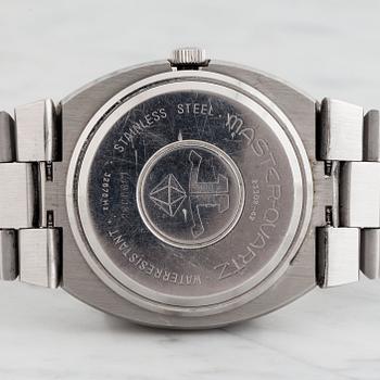 JAEGER-LECOULTRE, Master-Quartz, wristwatch, 41.5 x 43 (46) mm,