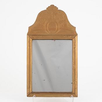 A Gustavian dressing mirror, late 18th Century.