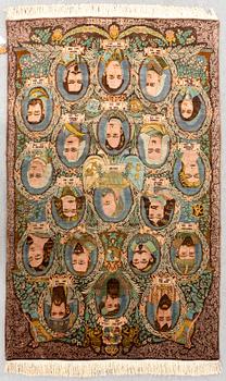 Matta, old Orientalisk ca 188x121 cm.