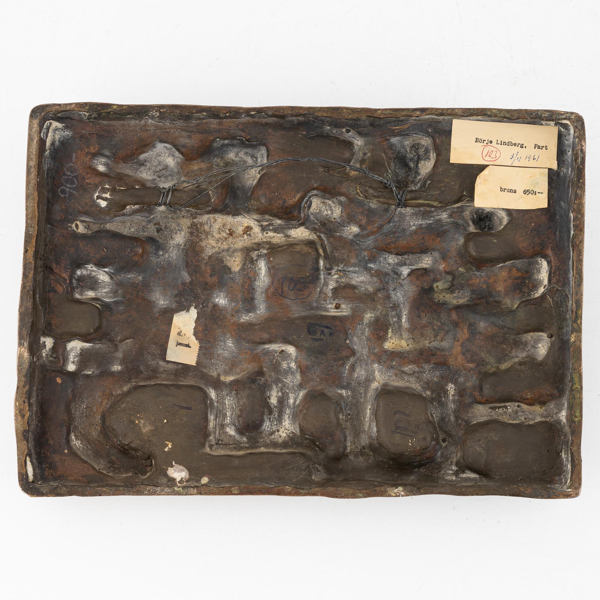 Börje Lindberg, "Fart".