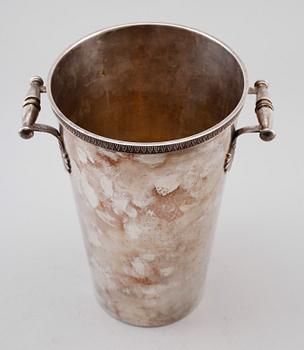 CHAMPAGNEKYLARE, nysilver, sannolikt Frankrike, 1900-talets första hälft.