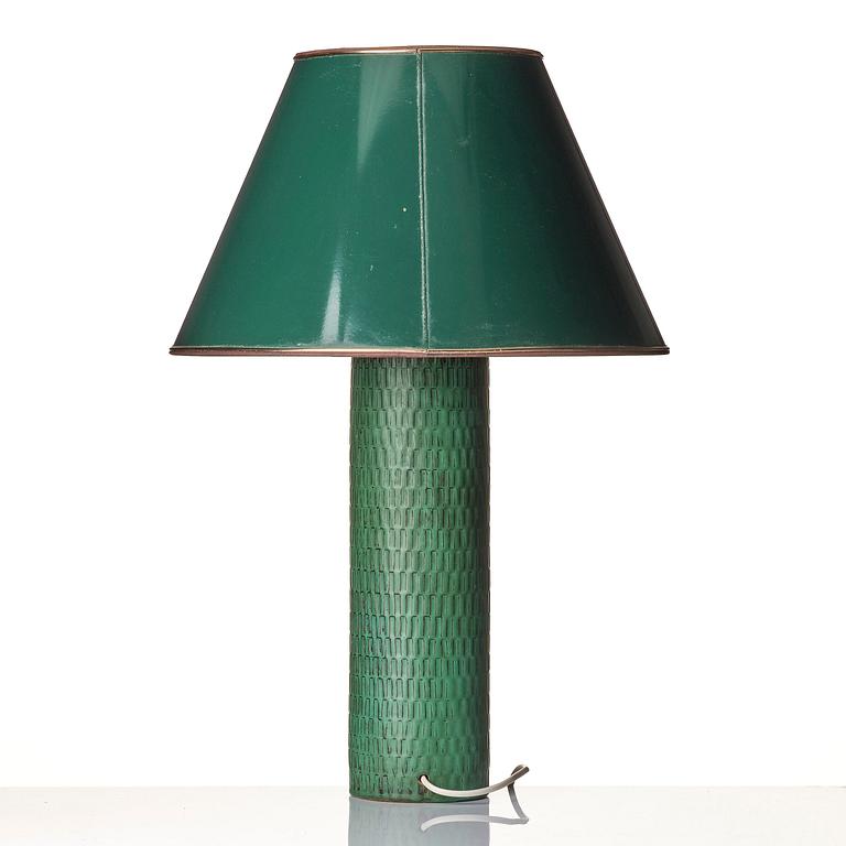 Stig Lindberg, a stoneware table lamp, Gustavsberg Studio 1967.