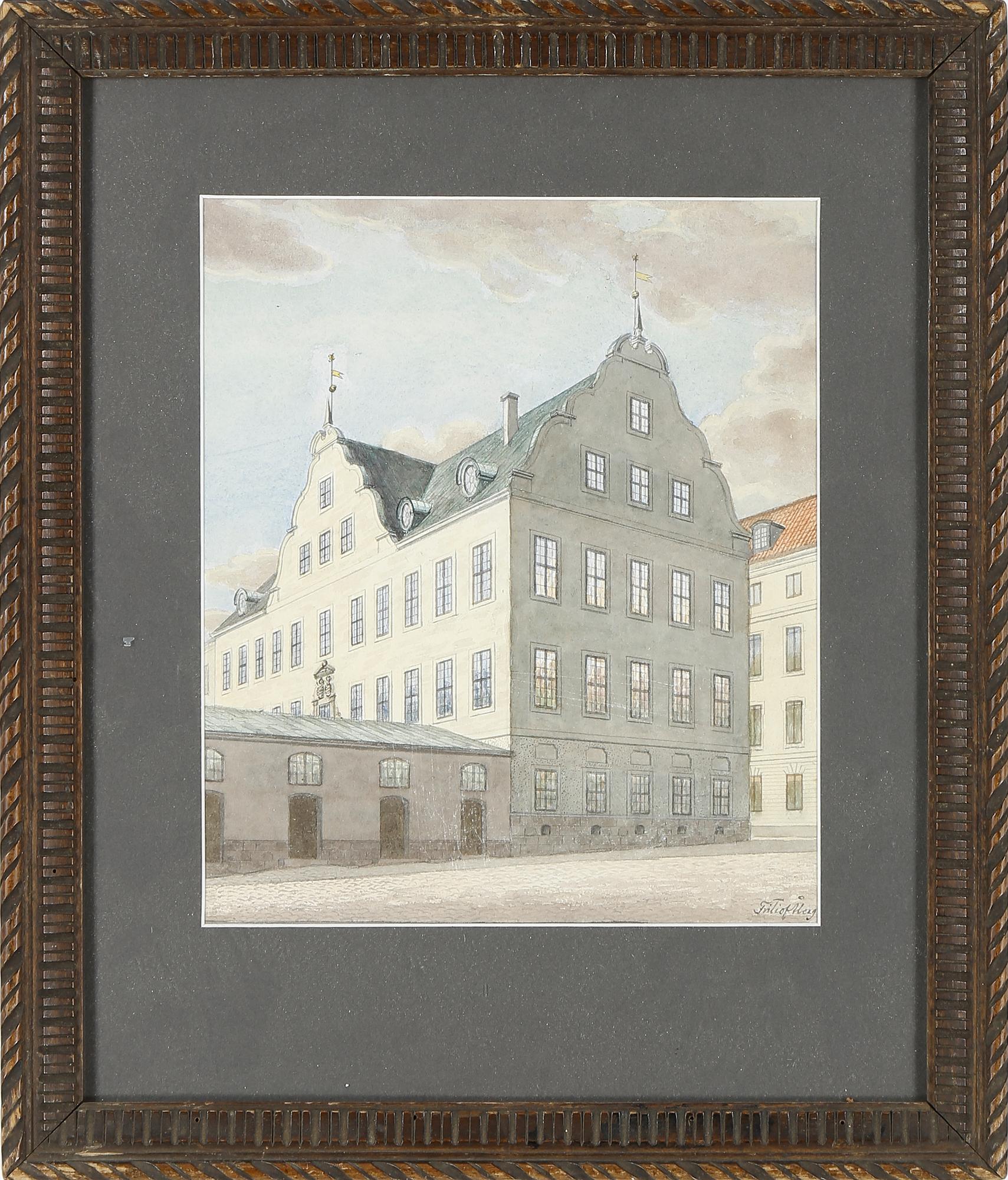 OKÄND KONSTNÄR, akvareller ett par. Signerade Fritiof Åberg. 1900-talets början.