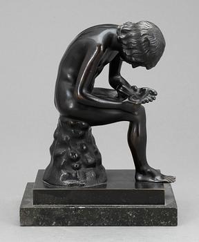 OKÄND KONSTNÄR, skulptur, brons, 1900-tal.