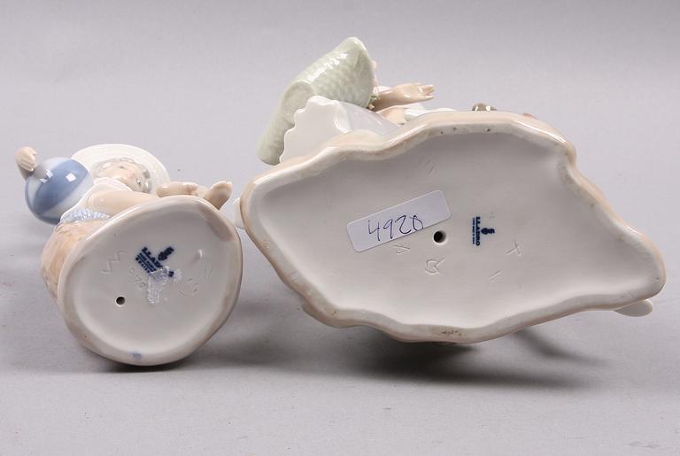 FIGURINER, 2 st, porslin, Lladro.