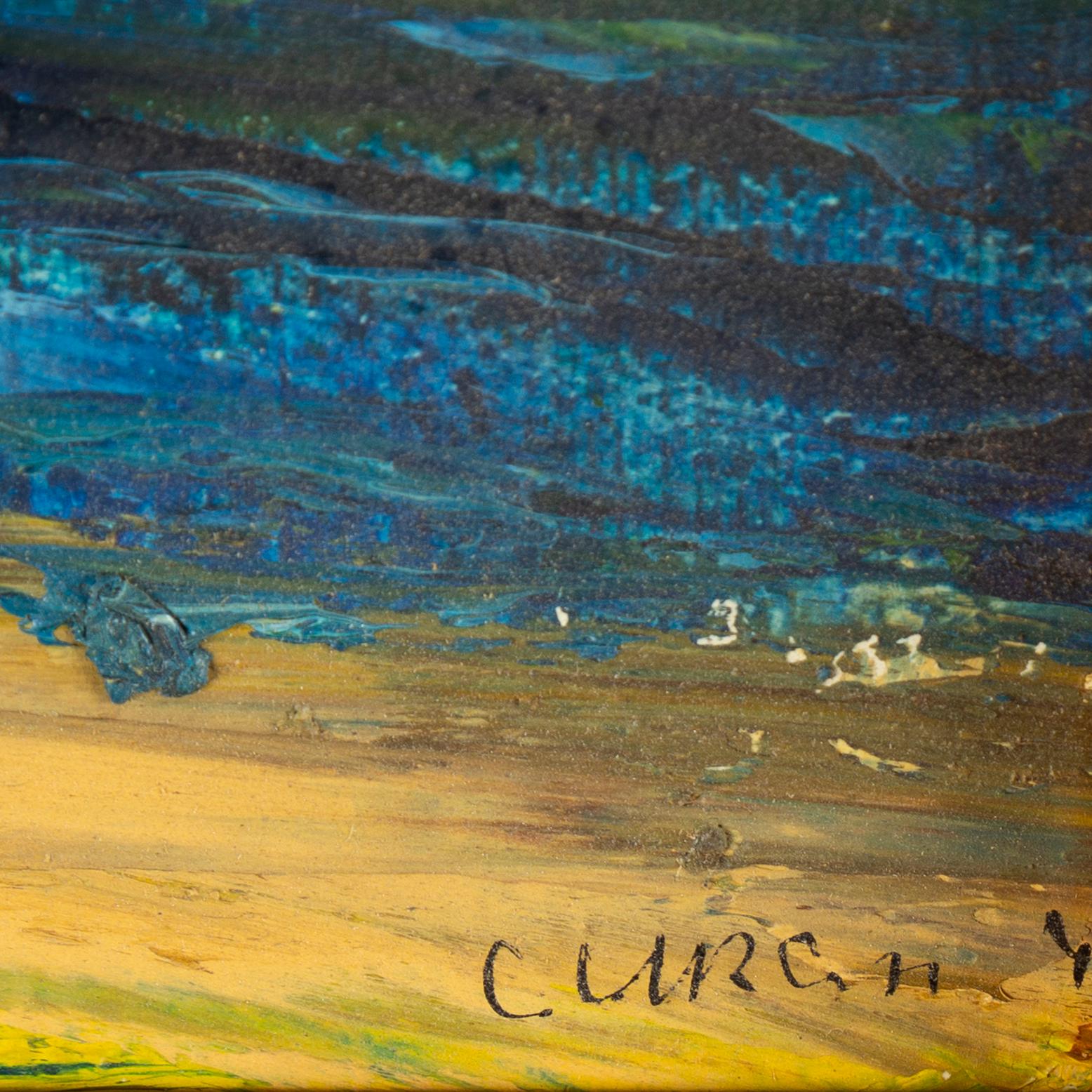 Christer Strömholm, oil on panel, signed and dated -45.