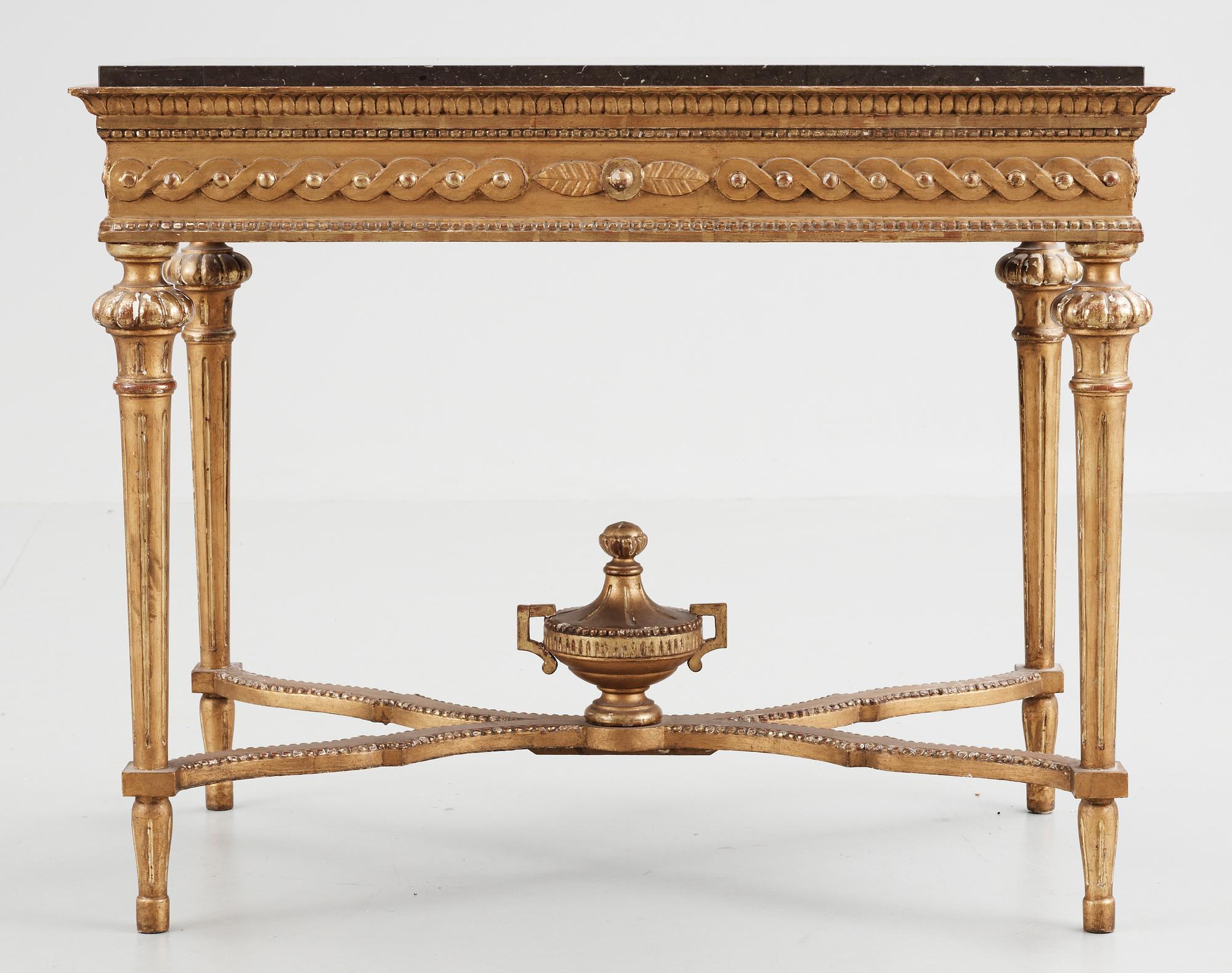 SALONGSBORD, gustaviansk stil, omkring sekelskiftet 1900.