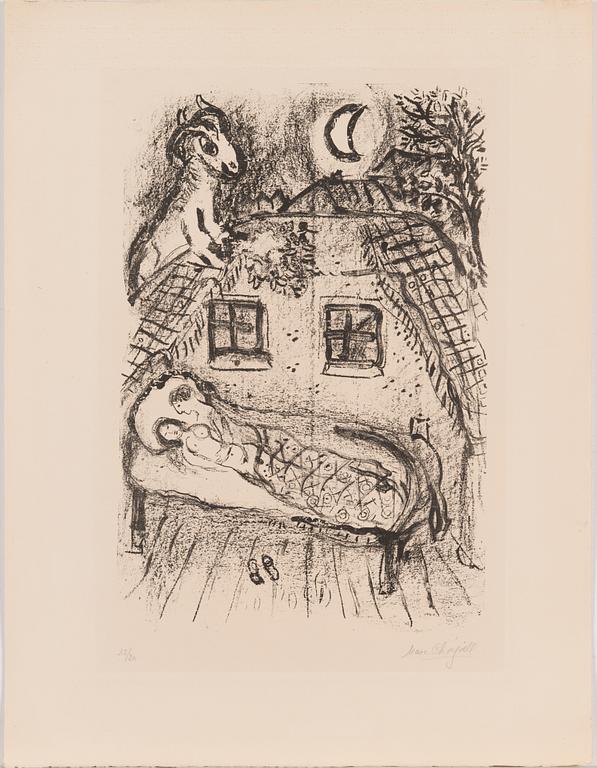 Marc Chagall, litografi, signerad och numrerad 18/20.