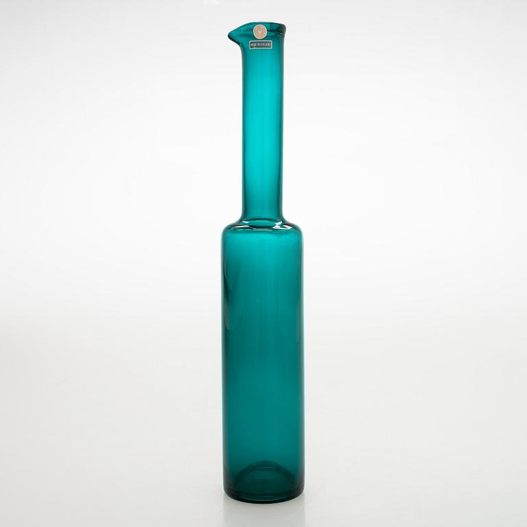 Nanny Still, a model '1734' glass bottle, signed Nanny Still Riihimäen Lasi O.Y.