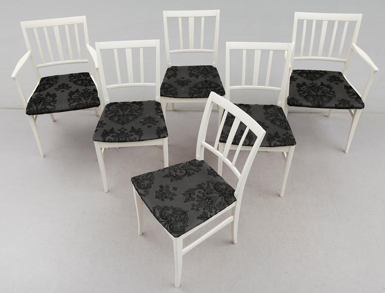 MATGRUPP, 7 delar, "Talavid", Carl Malmsten, Waggeryds, 1900-talets andra hälft.