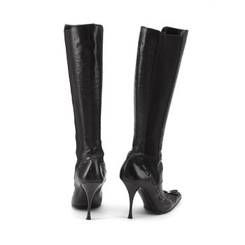 YVES SAINT LAURENT, ett par stövlar. Storlek 37,5.