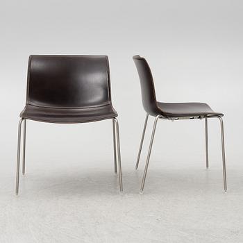 Lievore Altherr Molina, chairs 8 pcs, "Catifa", Arper, Italy.
