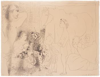 952. Pablo Picasso, "La famille du saltimbanque".