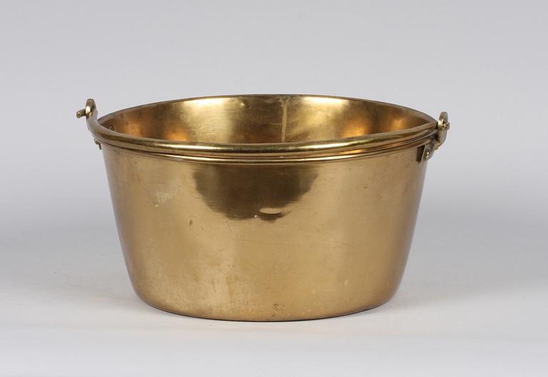 GRYTA, mässing, Skultuna, sekelskiftet 1800/1900.