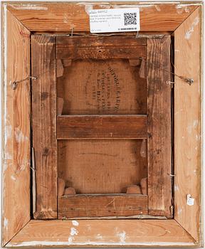 OKÄND KONSTNÄR, olja på duk, Frankrike sent 1800-tal, otydlig signatur.