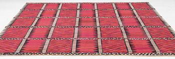 Marianne Richter, a carpet, 'Josefina röd', tapestry weave, ca 283 x 292 cm, signed AB MMF MR.