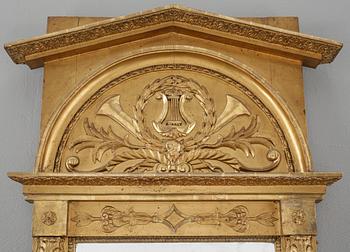 SPEGEL med KONSOLBORD, empire, 1800-talets början.
