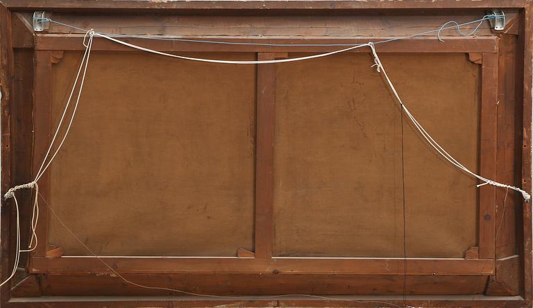 OKÄND KONSTNÄR, olja på duk, signerad N Nilsson? och daterad 20/11 1915.