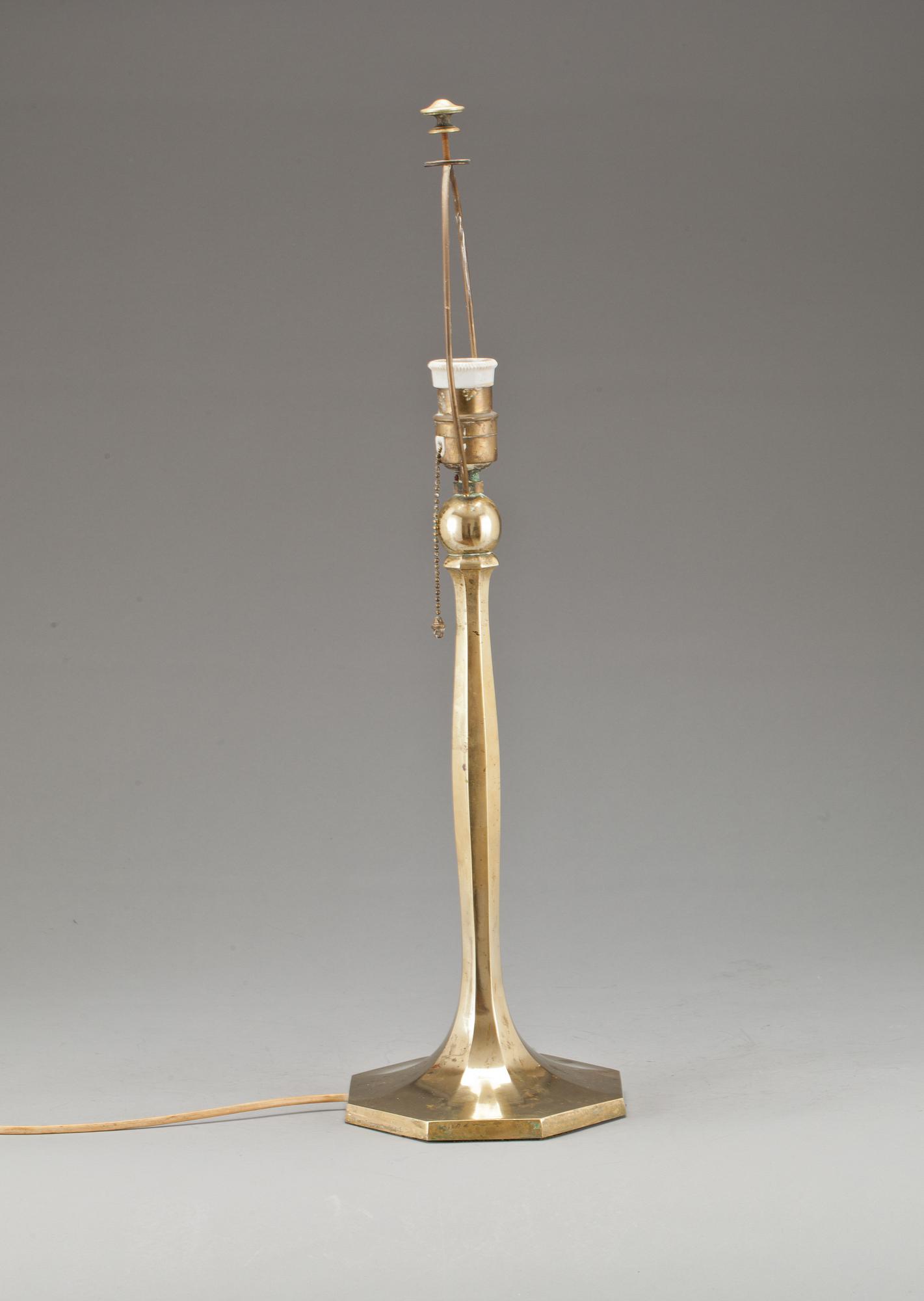 BORDSLAMPA, Herman Bergman konstgjuteri, 1930/40-tal.