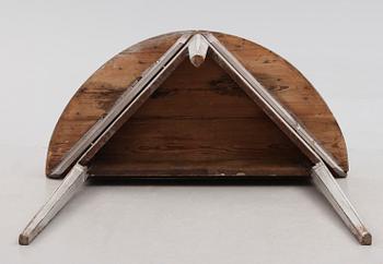 VÄGGBORD, allmoge, 1700-talets andra hälft.