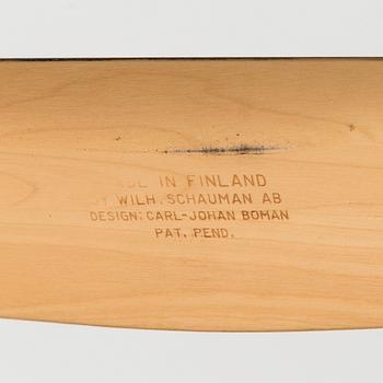 Carl-Johan Boman, a pairof  folding chairs, a pair "Boman", Wilh. Schauman furniture factory, Jyväskylä 1960s.