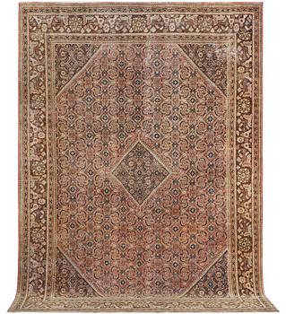 A carpet, Persian, Vintage design, c. 317 x 216 cm.