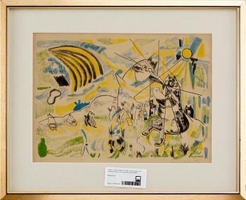 PARTI GRAFIK, 4 delar. Verner Molin, Emil Johansson-Thor, Ulf Trotzig samt Maria Hillfon.