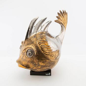 Decorative sculpture Fish Italy late 20th century.