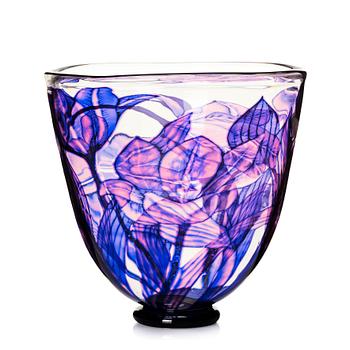 40. Eva Englund, a 'graal' glass bowl, Orrefors, Sweden 1984.