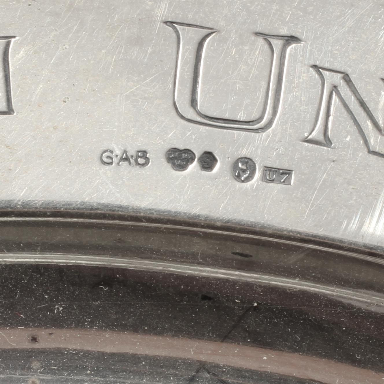 FAT, silver, GAB, Stockholm, 1922. Vikt 555 g.