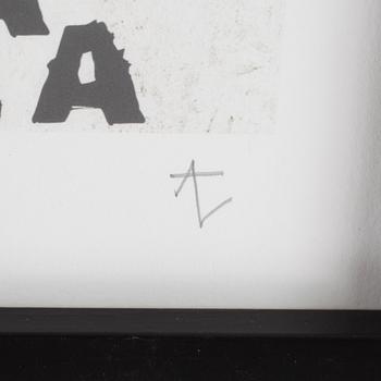 ANDREAS LUNDBERG, gicleetryck, "Carpe that fucking diem", monogramsign o numrerad 31/90.