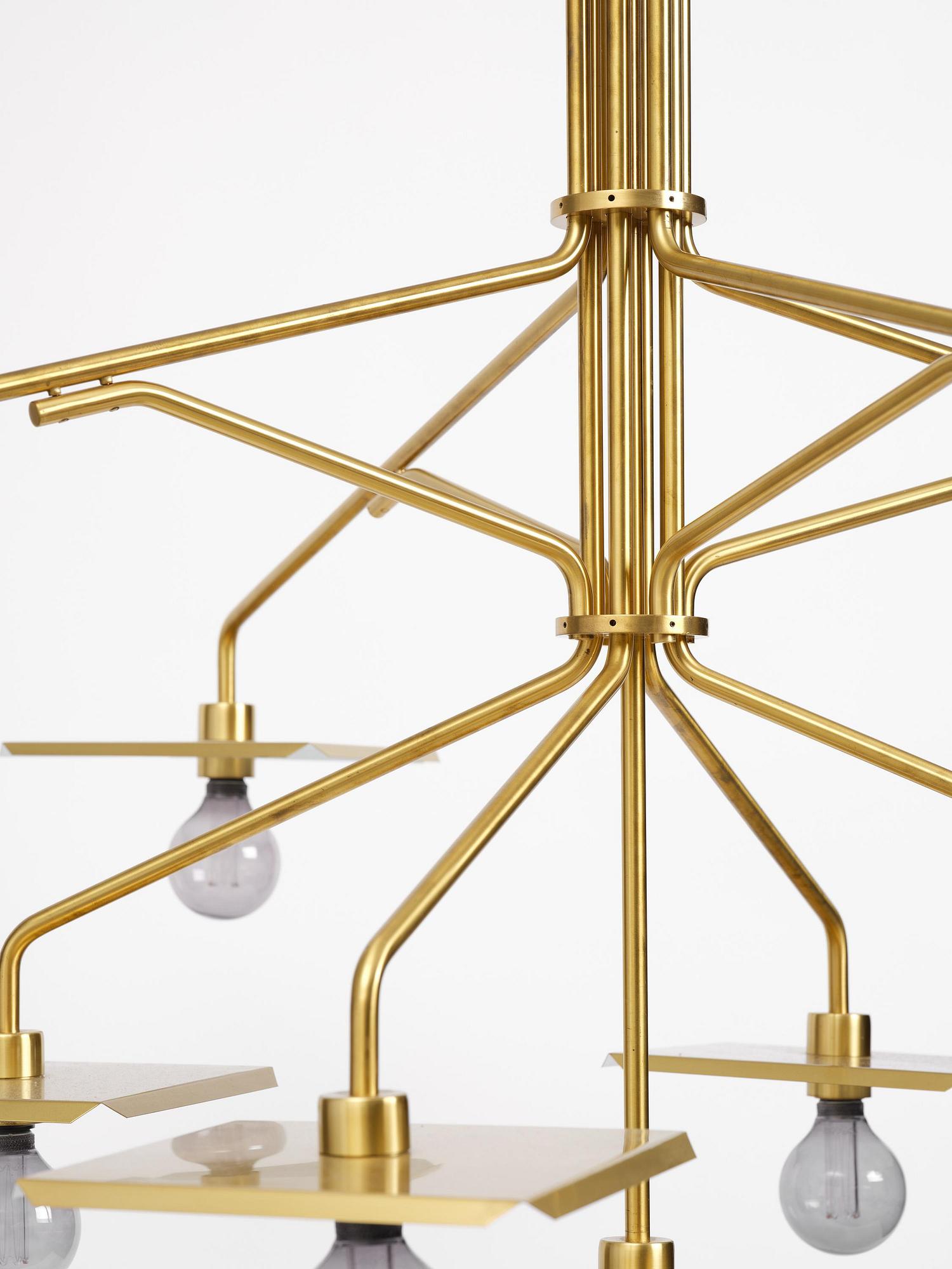 Hans-Agne Jakobsson, an imposing chandelier model C 2504, Hans-Agne Jakobsson AB, Markaryd, 1970s–80s.
