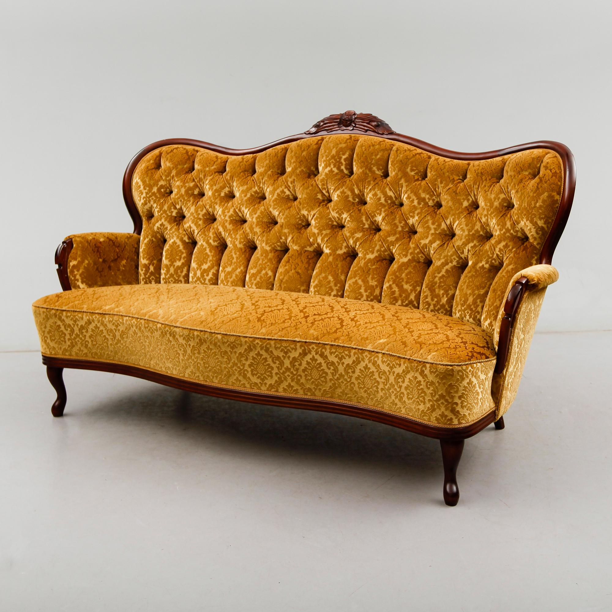 SOFFA, rokokostil, 1900-talets andra hälft.