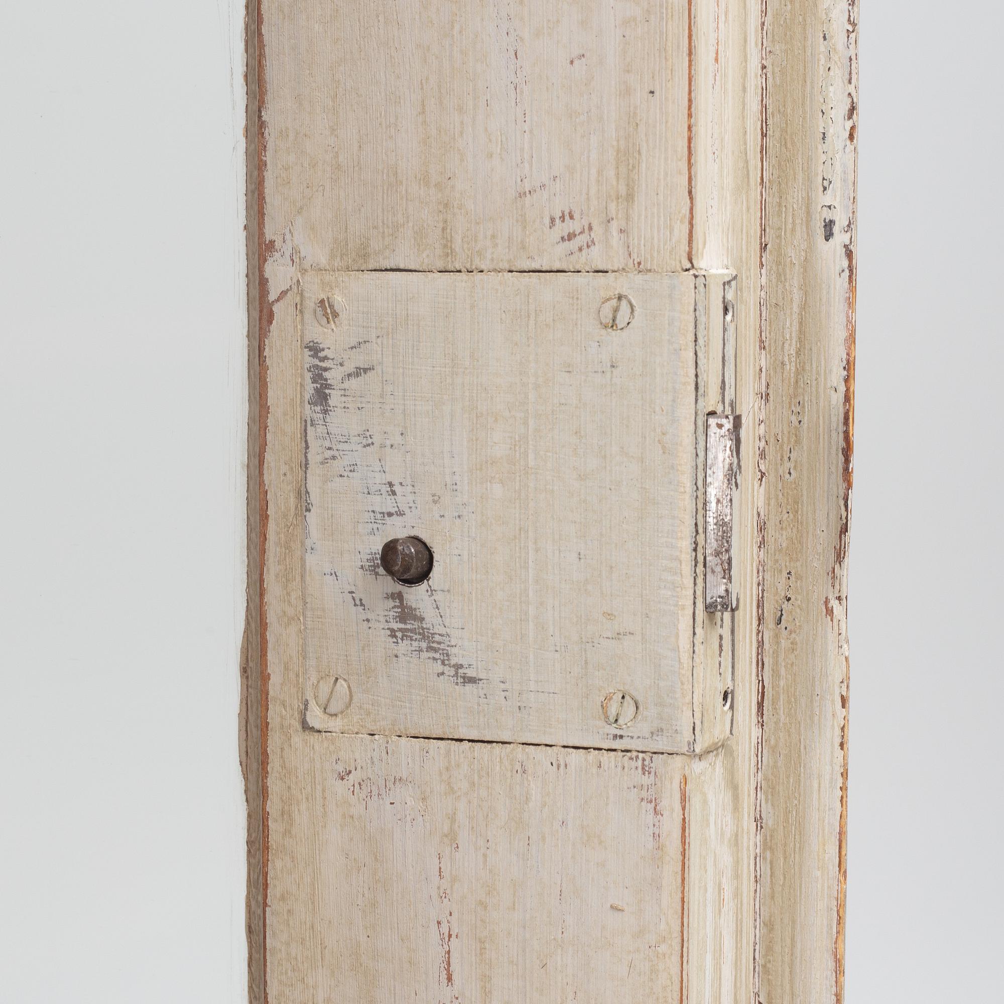 A Gustavian style display cabinet, circa 1900.