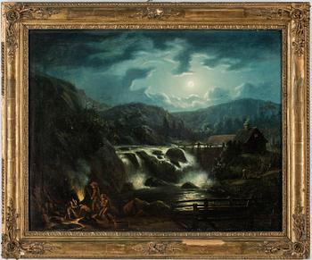 HARALD THEODOR UDDÉN, olja på duk, signerad och daterad 1866.