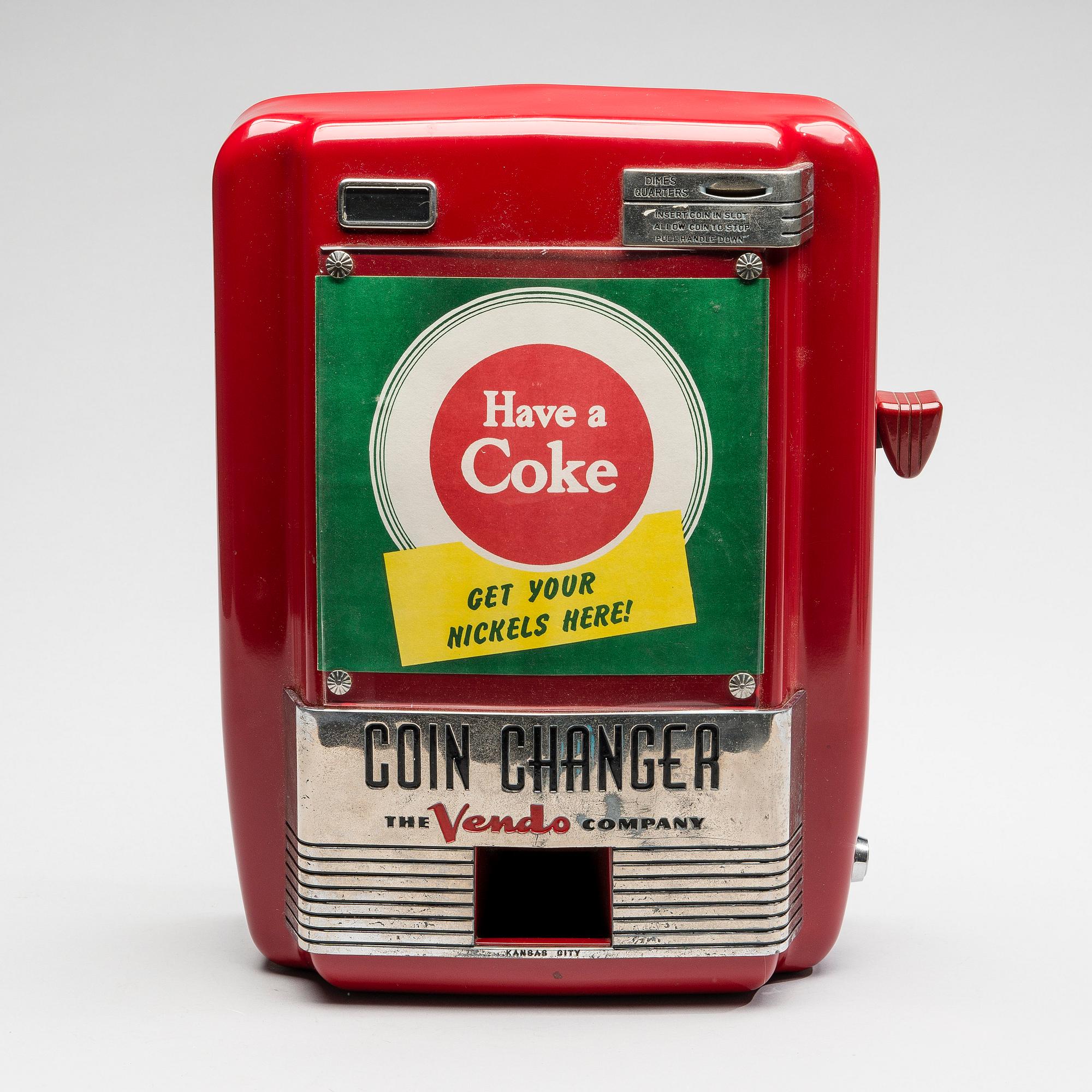 COIN CHANGER, the Vendo Company, Usa.