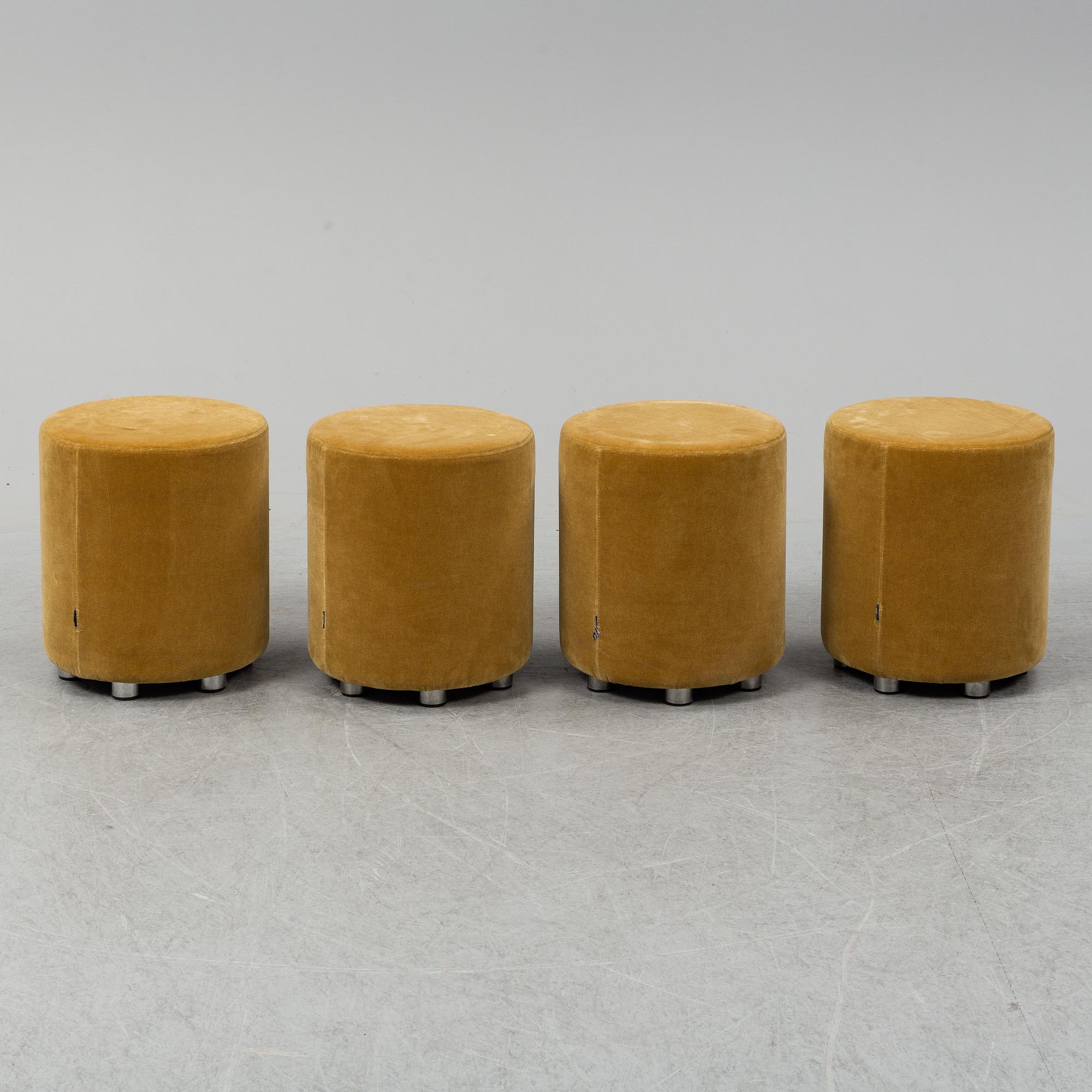 JOHANSON DESIGN, a set of four "Bob" stools.