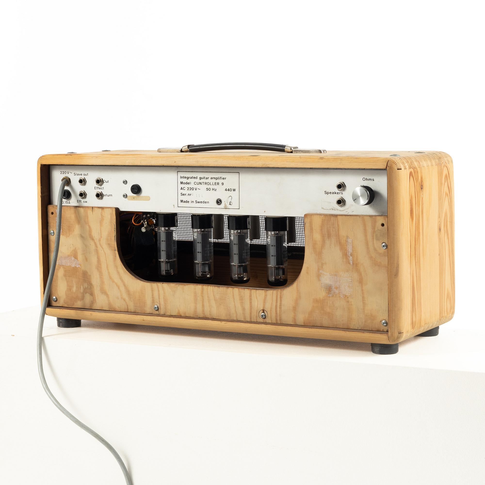 Roller, "Cuntroller 9", guitar amplifier, Sweden, 1980s.