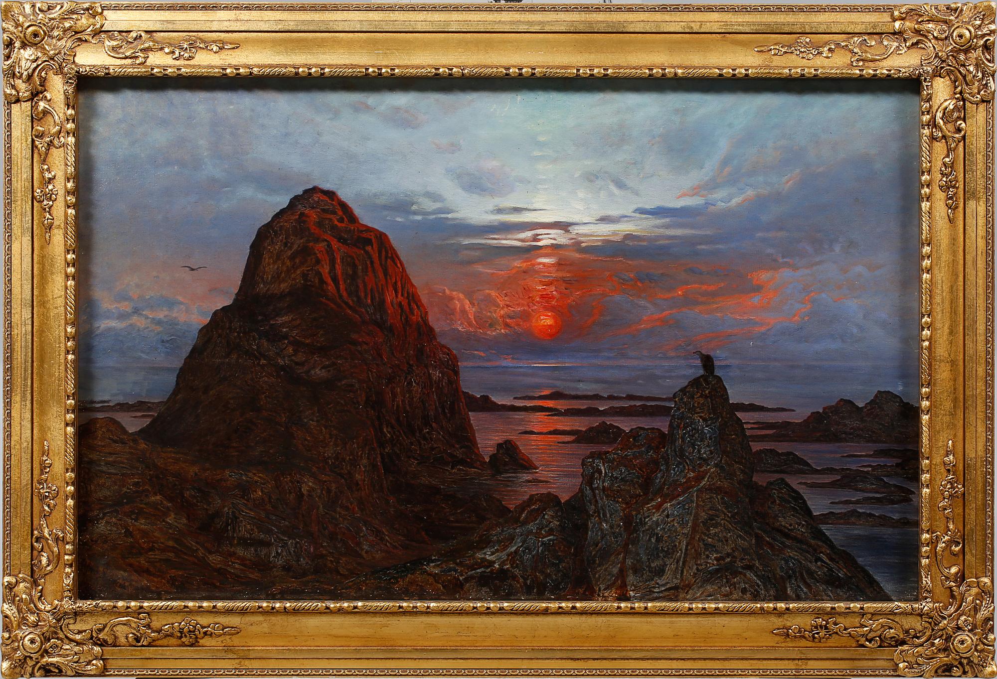 ALFRED SCHOECH, olja på duk, signerad.