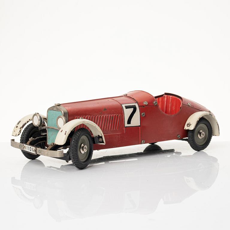 Märklin, racing car, "1101". Germany, 1930s.