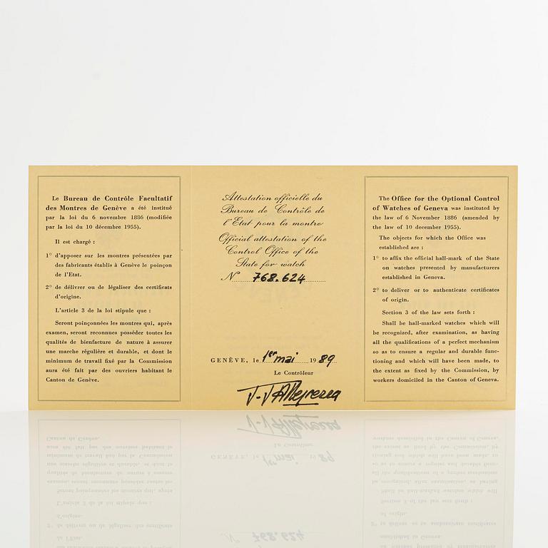 Patek Philippe, "Sealed, New Old Stock", "150th Anniversary", ca 1989.