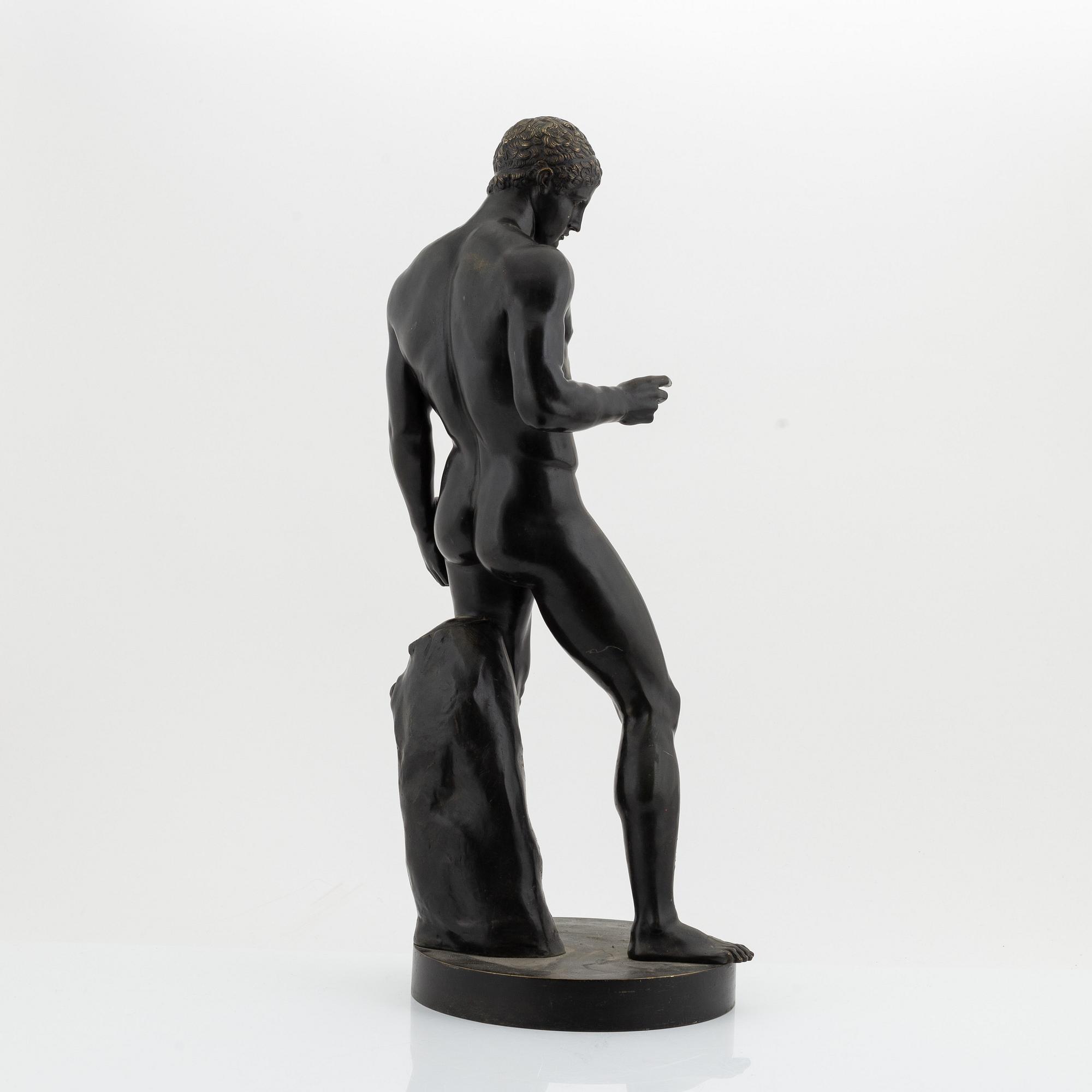 Unknown artist 20th century, after Antique model. Bronze, height 69 cm.