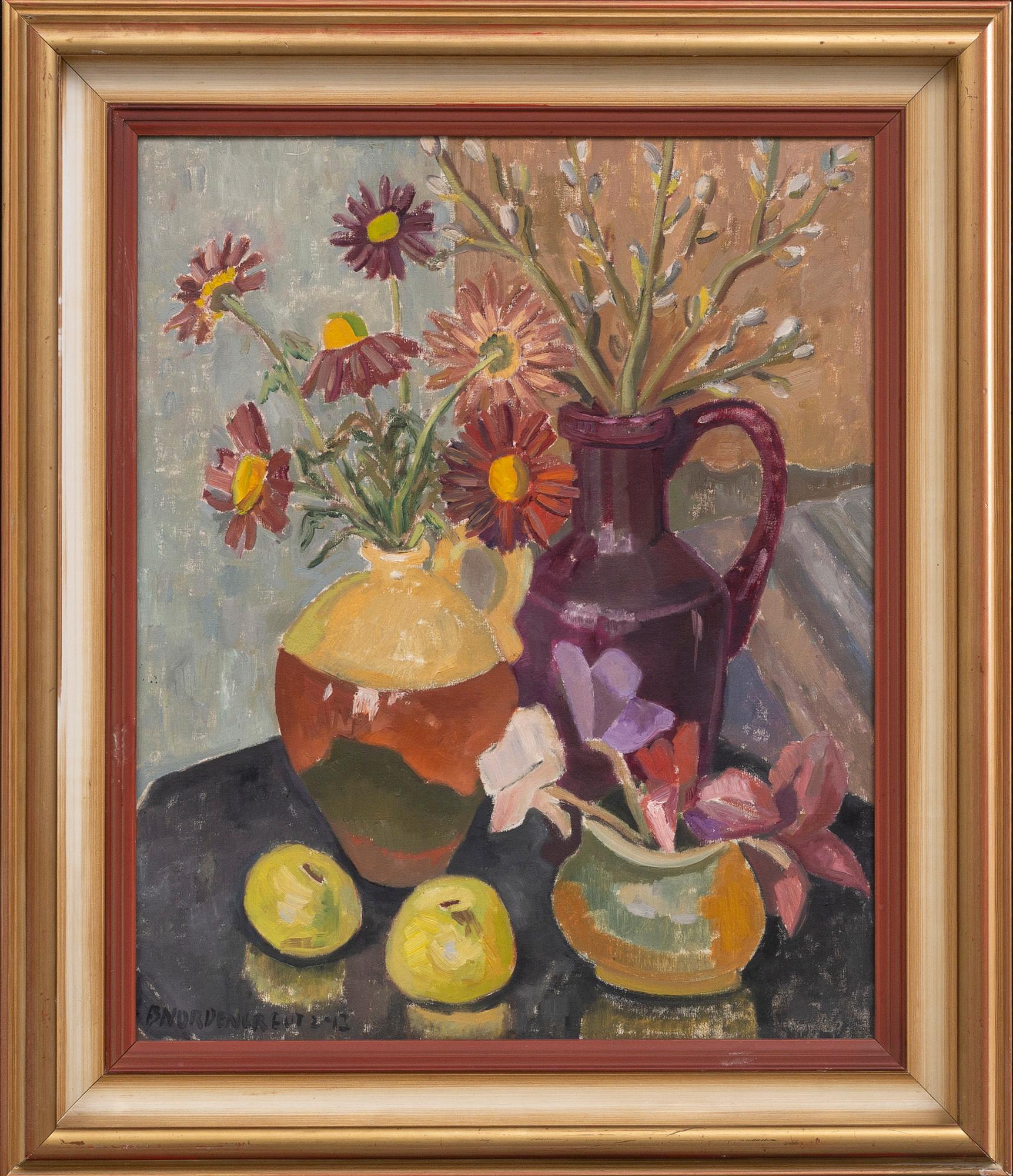 Brita Nordencreutz, oil on canvas signed and dated 43.