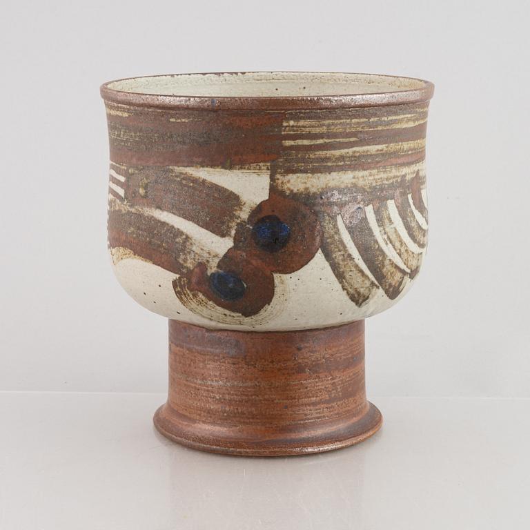 Lisa Larson, a unique glazed stoneware vase, Gustavsberg Studio.